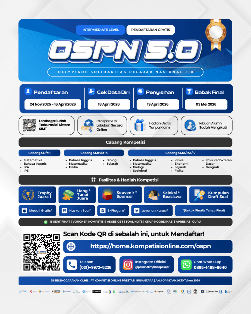 OSPN 5.0 | Terkurasi di SIMT Kurasi